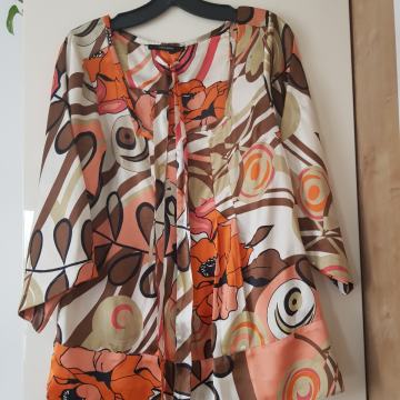 VERO MODA ORANŽNO RJAVA TUNIKA S/M