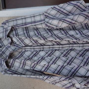 VIJOLČNA KARO BLUZA/TUNIKA VERO MODA