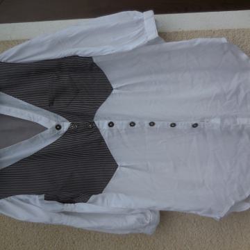 XANAKA BELO ČRTASTA TUNIKA M/L