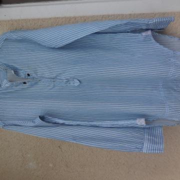 ZARA MODRO ČRTASTA TUNIKA S