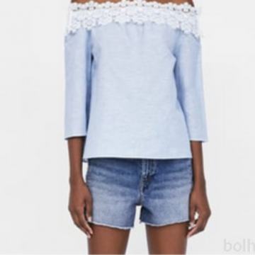 Zara tunika s čipko S