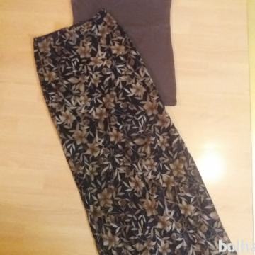 Dolgo čipkasto krilo in majčka št. S