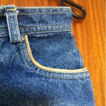 UGODNO zaradi selitve! Modno žensko krilo - jeans v kombinaciji usnja