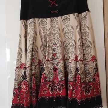 MOTIVI CVETLIČNO BOMBAŽNO ŠIROKI KRILO 38/40