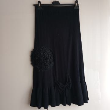 PAREZIOSA NOVO ČRNO FINO PLETENO KRILO S/M