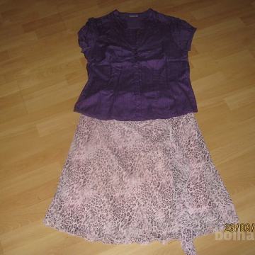 Vijoličen komplet št. 38/40, s ptt