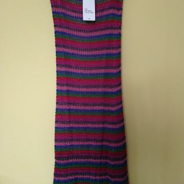 ZARA DOLGO SVETLEČE PLETENO KRILO M