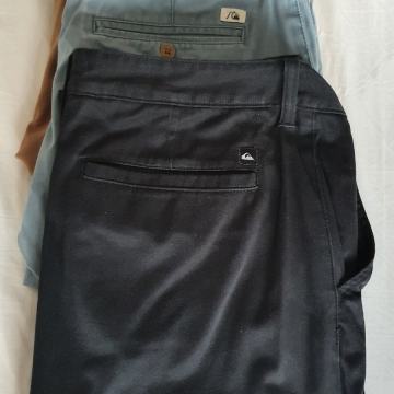 3x dolge hlače Quiksilver velikost L (34)