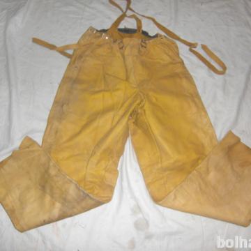 HLAČE IZ NARAVNEGA USNJA