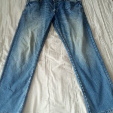 MOŠKE DOLGE HLAČE LIVERGY STEVILKA 52 ALI 36/34 NOSENE  CENA 19 EUR