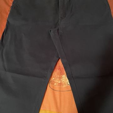 MOŠKE DOLGE TANJŠE HLAČE LUIGI MORINI MODRE, ŠT. 40/34, 56