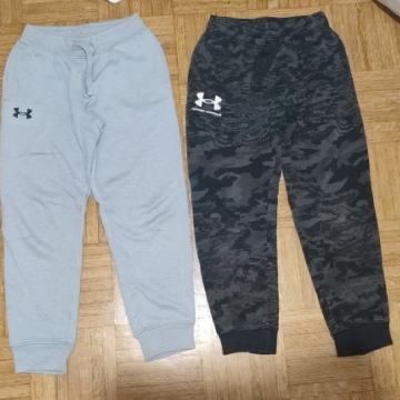 2x under armour dolge hlace št. 128