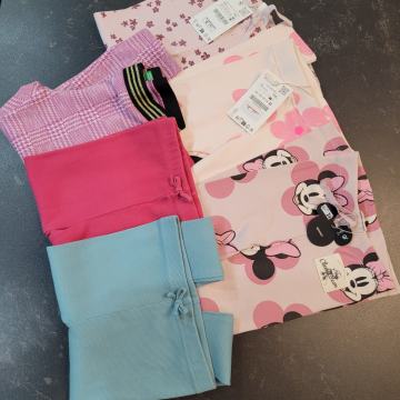 DEKLIŠKE HLAČE, MAJICE, ZIMSKA JAKNA IN PREHODNA JAKNA ŠTEVILKA 110