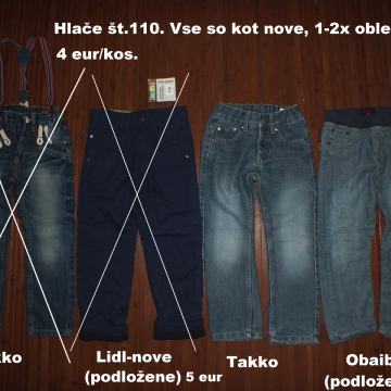 Hlače fant št. 110, 116, 122, 128, 134
