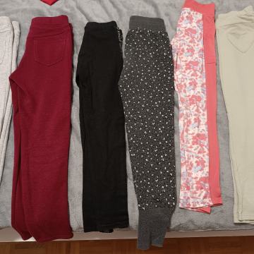 Hlače, jeggings, pajkice, 134/140