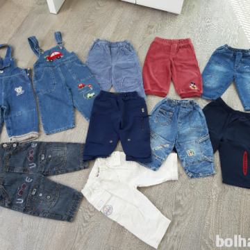 Hlače vel.80 za 1let. 10kos.za 12eur.