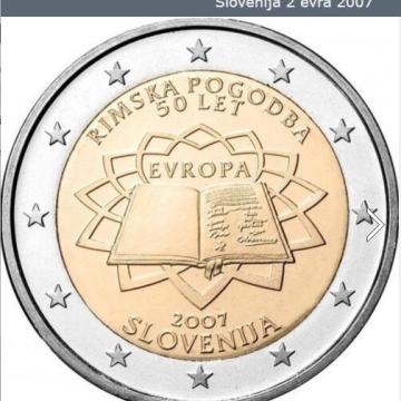 Spominski kovanci 2 € UNC vse države EU, evro, eura, euro, eur