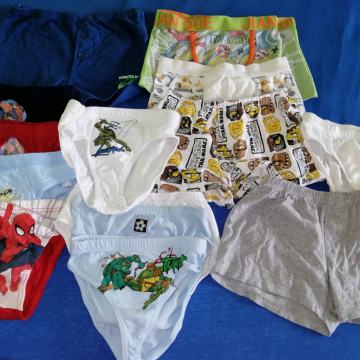 14 kom spodnje perilo 116 122