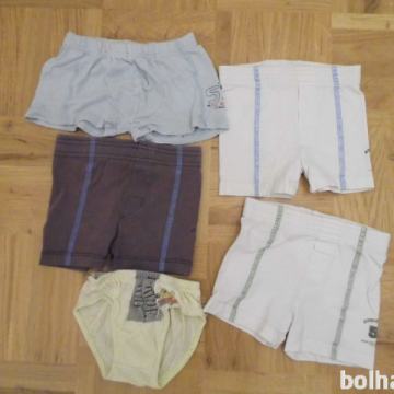 Boksarce (4 kom) + navadne spodnje hlačke (1 kom) 2 leti