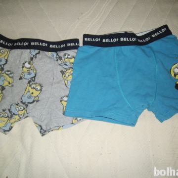 Fantovske boksarice MINIONI, VEL 122-128