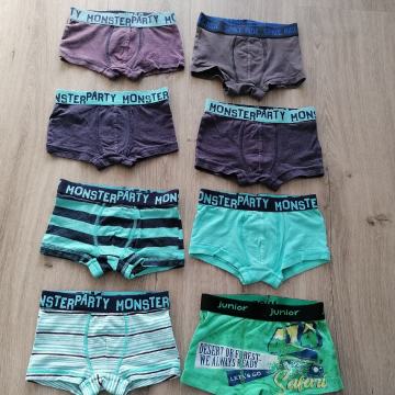 Spodnje hlače/boksarice za fantka št.98/104 (8 kosov)