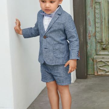 Fantovski svečani komplet, moder, Next, št. 104-110