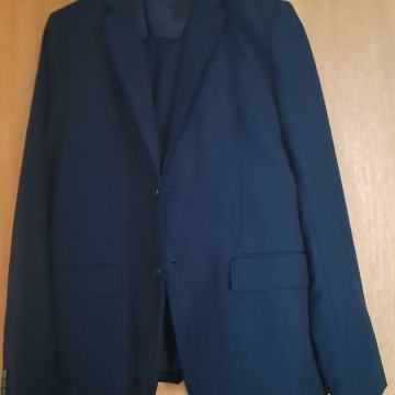 suknjič(sako)+hlace z pasom in srajca