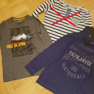 6x pulover sweatshirt / majica + spodnja majica 146 - 152 (738)