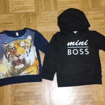 2x pulover št. 86/92 komplet