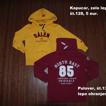 Kapucar, pulover, št.122, 128, 134, 140, 146