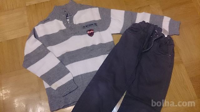 3x PULOVER + hlače v velikosti 110 (pkt 381)