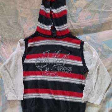 Pulover s kapuco 98/3leta