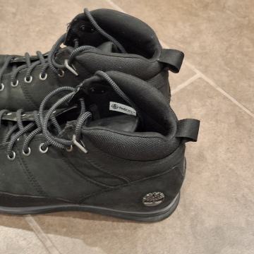 Gležnarji TIMBERLAND Euro rock mid lace boot black nubuck (št. 41,5)