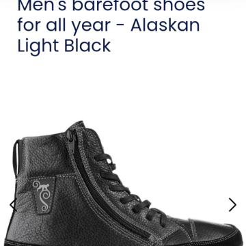 Moški usnjeni gležnarji MAGICAL barefoot shoes, š