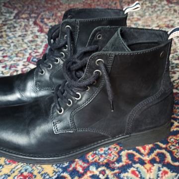 Usnjeni visoki čevlji Jack&Jones