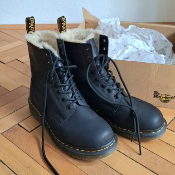 Dr. Martens 1460 SERENA - Gležnjarji z vezalkami - črni - številka 40