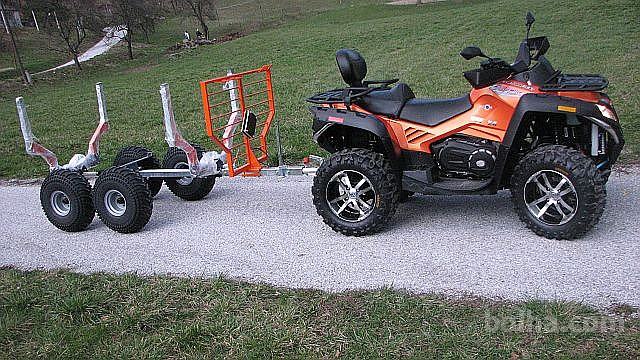 GOZDARSKE PRIKOLICE ZA ATV , UTV IN MANJŠE TRAKTORJE