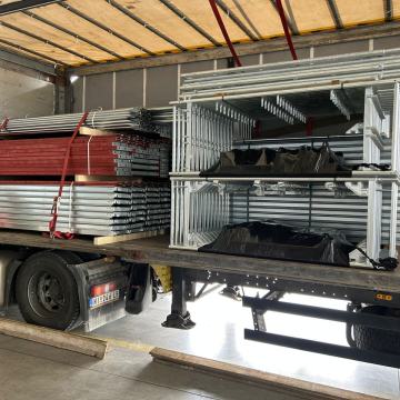 Novi fasadni odri | 300 m² | Baumann jekleni oder