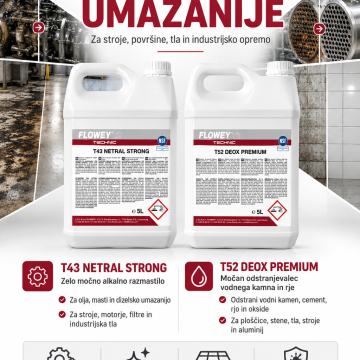 T52 Deox Premium - Industrijsko kislinsko čistilo