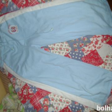 Nosečniške bermuda hlače-svetlo modre, vel XS-S