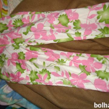 Nosečniške hlače- rožnate, vel S ,pomlad-poletje