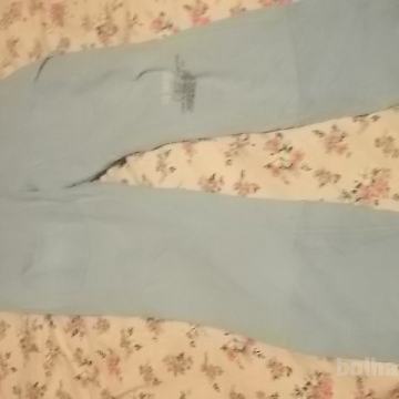 Nosečniške hlaće -trenerka, modre vel.36
