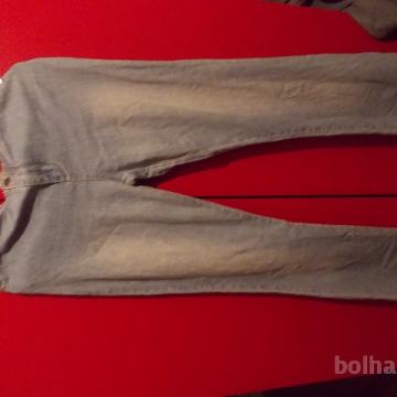 Nosečniške jeans hlače-svetle, vel.46