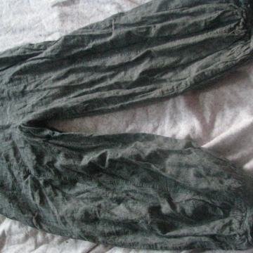 Nosečniške poletne hlače-sive, laneno-bombažne, vel.M