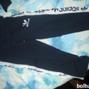 Nosečniške poletne hlače-temno modre, ADIDAS, VEL S