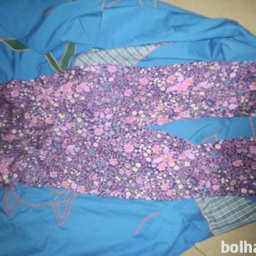 Nosečniški pajac- vijola z rožicami, HinM, VEL XS-S