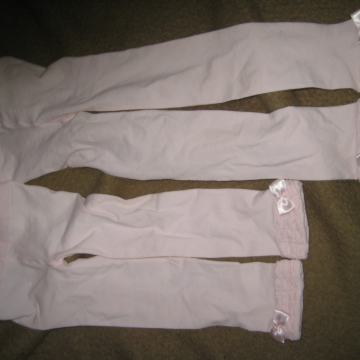 Pajkice-najlonke brez stopal, nežno roza, vel.74 in 86