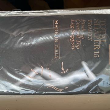 Hlacne nogavice Calzedonia, velikost M, total shaper 15 den, nove