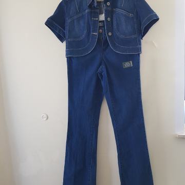 NOV JEANS KPL HLAČE/BOLERO 38/40