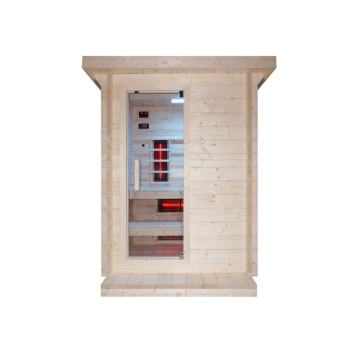 Zunanja kombinirana savna – infra + finska – 170x170x216 cm
